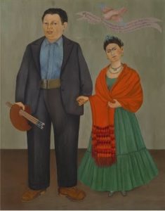 Frida Kahlo's paintings for Kids: "Frida and Diego Rivera" 