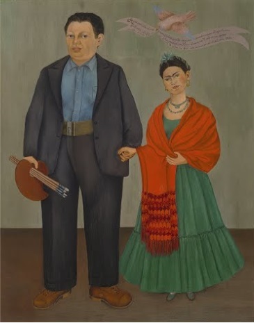 Frida Kahlo's paintings for Kids: "Frida and Diego Rivera" 