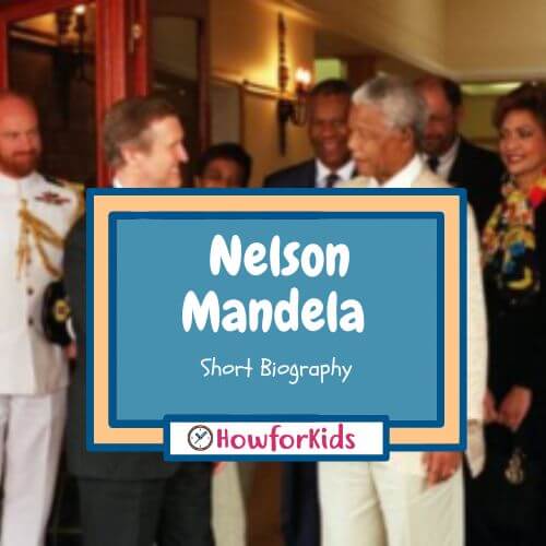 Nelson Mandela short biography for kids