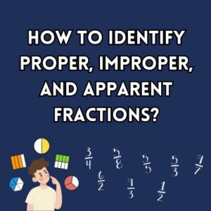 What are proper and improper apparent fractions