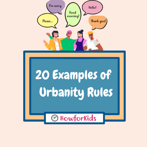 Examples of urbanity rules